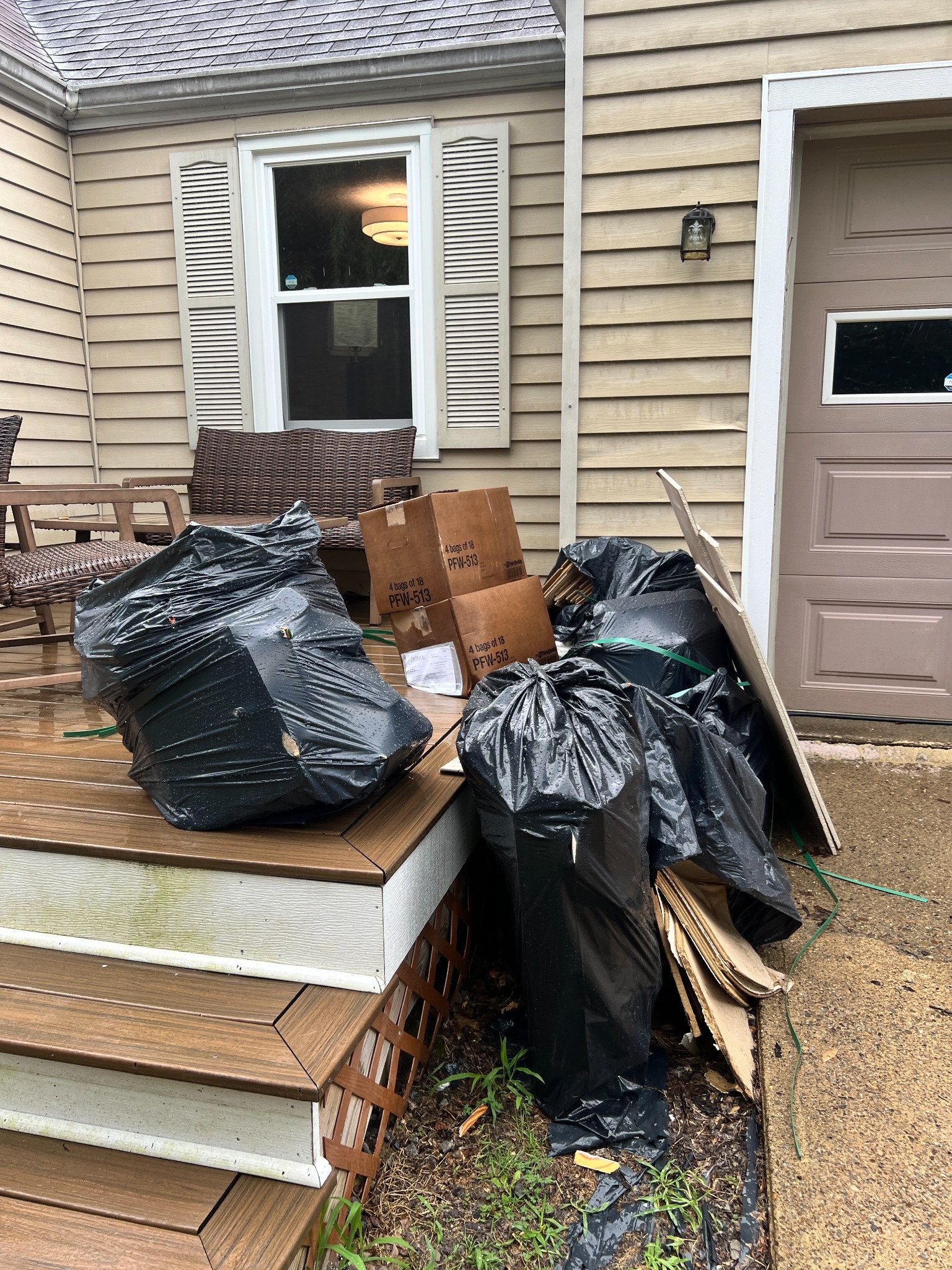 Deck cleanout before